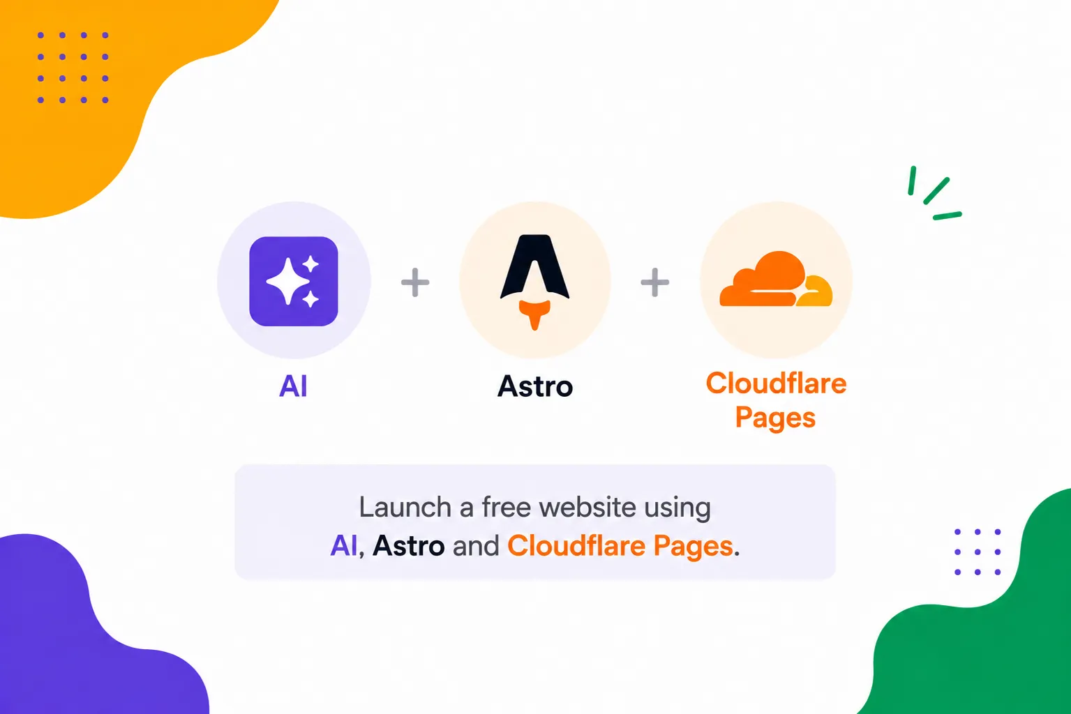 How to Launch a Website for Free with AI, Astro, and Cloudflare Pages